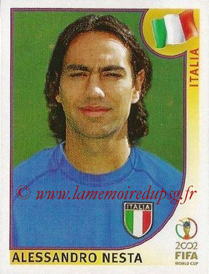 2002 - Panini FIFA World Cup Stickers - N° 462 - Alessandro NESTA (Italie)