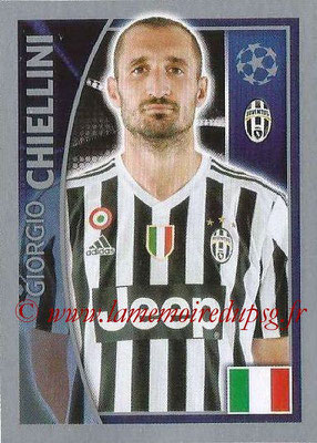 2015-16 - Topps UEFA Champions League Stickers - N° 235 - Giorgio CHIELINI (Juventus FC)