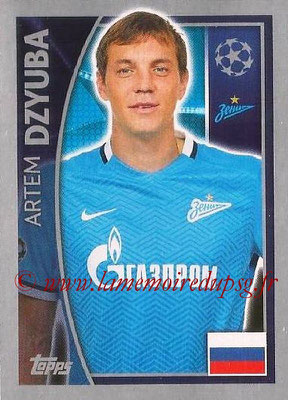 2015-16 - Topps UEFA Champions League Stickers - N° 533 - Artem DZYUBA (FC Zenit)