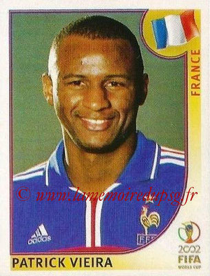 2002 - Panini FIFA World Cup Stickers - N° 035 - Patrick VIEIRA (France)