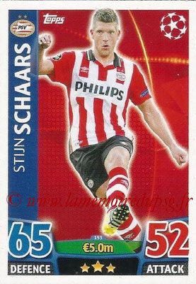2015-16 - Topps UEFA Champions League Match Attax - N° 153 - Stijn SCHAARS (PSV Eindhoven)