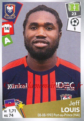 2017-18 - Panini Ligue 1 Stickers - N° 096 - Jeff LOUIS (Caen) 