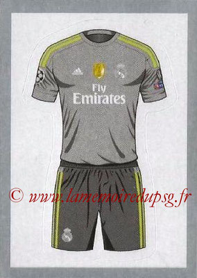 2015-16 - Topps UEFA Champions League Stickers - N° 009 - Maillot Exterieur Real Madrid CF