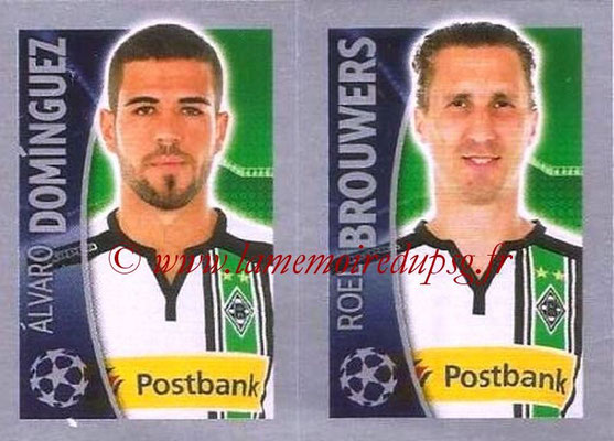 2015-16 - Topps UEFA Champions League Stickers - N° 291 - Alvaro DOMINGUEZ + Roel BROUWERS (VfL Borussia Mönchengladbach)