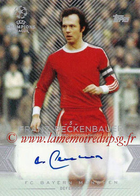 2015-16 - Topps UEFA Champions League Showcase Soccer - N° CLA-FB - Franz BECKENBAUER (FC Bayern Munich) (Base Autographs Cards)