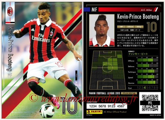 Panini Football League 2013 - PFL04 - N° 005 - Kevin-Prince BOATENG (Milan AC)