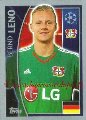 2015-16 - Topps UEFA Champions League Stickers - N° 321 - Bernd LENO (Bayer 04 Leverkusen)