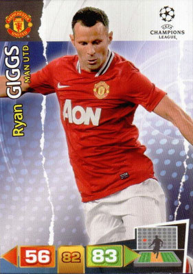 2011-12 - Panini Champions League Cards - N° 151 - Ryan GIGGS (Manchester United FC)