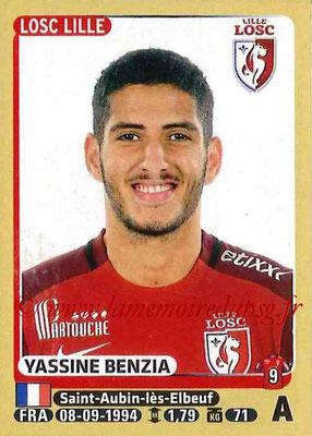 2015-16 - Panini Ligue 1 Stickers - N° 162 - Yassine BENZIA (Lille OSC)