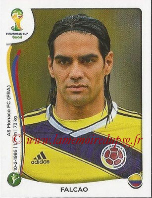 2014 - Panini FIFA World Cup Brazil Stickers - N° 202 - FALCAO (Colombie)