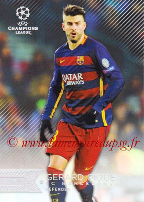 2015-16 - Topps UEFA Champions League Showcase Soccer - N° 107 - Gerard PIQUE (FC Barcelone)