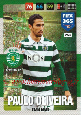 2016-17 - Panini Adrenalyn XL FIFA 365 - N° 253 - Paulo OLIVEIRA (SportIng CP)