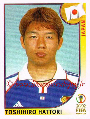 2002 - Panini FIFA World Cup Stickers - N° 538 - Toshihiro HATTORI (Japon)