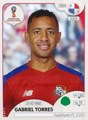 2018 - Panini FIFA World Cup Russia Stickers - N° 549 - Gabriel TORRES (Panama)