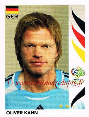 2006 - Panini FIFA World Cup Germany Stickers - N° 019 - Oliver KAHN (Allemagne)