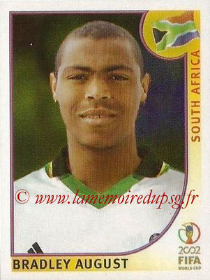 2002 - Panini FIFA World Cup Stickers - N° 163 - Bradley AUGUST (Afrique du Sud)
