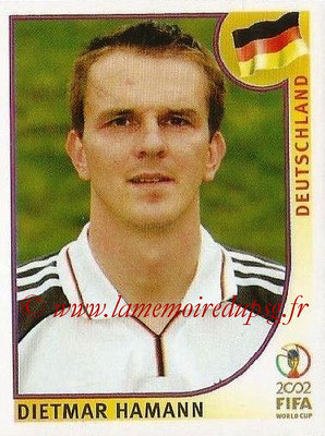 2002 - Panini FIFA World Cup Stickers - N° 322 - Dietmar HAMANN (Allemagne)