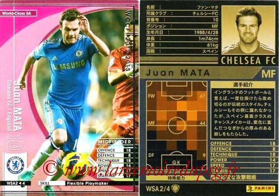 2012-13 - WCCF - N° WSA2 - Juan MATA (Chelsea FC) (World Class SA) 