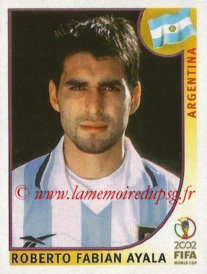 2002 - Panini FIFA World Cup Stickers - N° 389 - Roberto Fabian AYALA (Argentine)