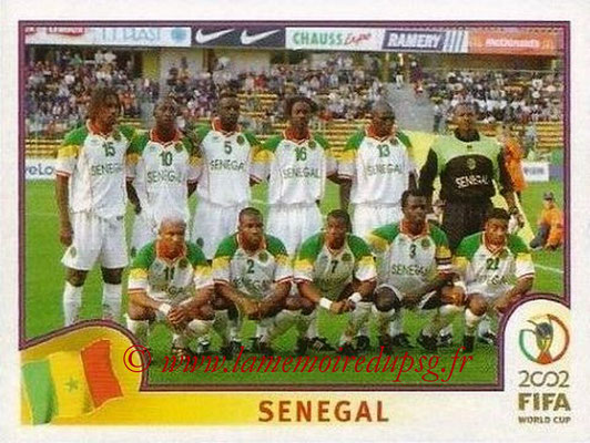 2002 - Panini FIFA World Cup Stickers - N° 043 - Equipe Sénégal