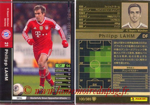 2013-14 - WCCF - N° 100 - Philipp LAHM (FC Bayern Munich)