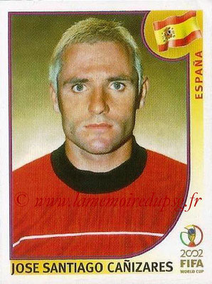 2002 - Panini FIFA World Cup Stickers - N° 099 - José SANTIAGO CANIZARES (Espagne)