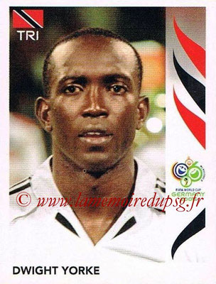 2006 - Panini FIFA World Cup Germany Stickers - N° 148 - Dwight YORKE (Trinidad et Tobago)