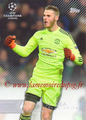 2015-16 - Topps UEFA Champions League Showcase Soccer - N° 035 - David DE GEA (Manchester United FC)