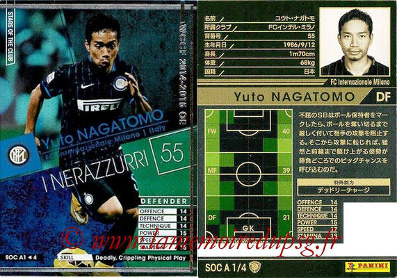 2013-14 - WCCF - N° SOC A1 - Yuto NAGATOMO (FC Inter Milan) (Stars Of The Club)