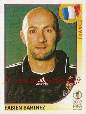 2002 - Panini FIFA World Cup Stickers - N° 027 - Fabien BARTHEZ (France)