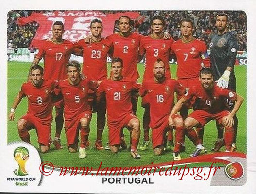 2014 - Panini FIFA World Cup Brazil Stickers - N° 508 - Equipe Portugal