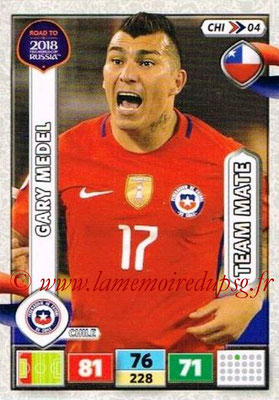 2018 - Panini Road to FIFA World Cup Russia Adrenalyn XL - N° CHI04 - Gary MEDEL (Chili)