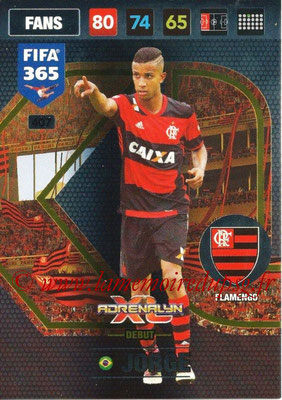 2016-17 - Panini Adrenalyn XL FIFA 365 - N° 407 - JORGE (Flamengo) (Debut)