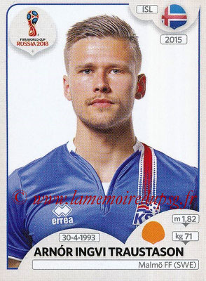 2018 - Panini FIFA World Cup Russia Stickers - N° 305 - Arnor INGVI TRAUSTASON (Islande)