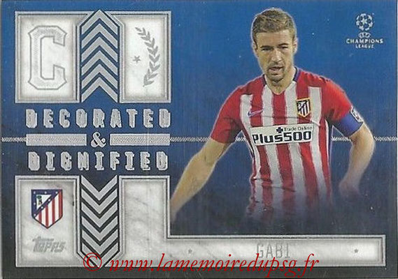 2015-16 - Topps UEFA Champions League Showcase Soccer - N° DD-G - GABI (Club Atletico de Madrd) (Decorated and Dignified)