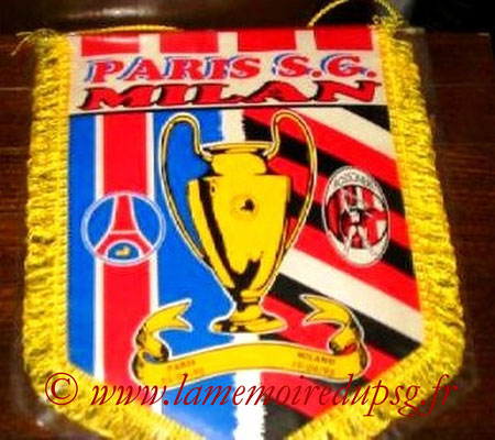 Fanions  PSG-Milan AC  1994-95