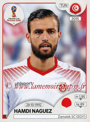 2018 - Panini FIFA World Cup Russia Stickers - N° 558 - Hamdi NAGUEZ (Tunisie)