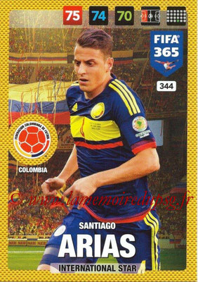 2016-17 - Panini Adrenalyn XL FIFA 365 - N° 344 - Santiago ARIAS (Colombie) (International Star)