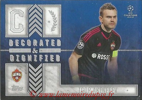 2015-16 - Topps UEFA Champions League Showcase Soccer - N° DD-IA - Igor AKINFEEV (CSKA Moscou) (Decorated and Dignified)