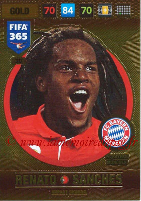 2016-17 - Panini Adrenalyn XL FIFA 365 - N° 030 - Renato SANCHES (FC Bayern Munich) (Impact Signing)