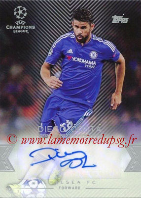 2015-16 - Topps UEFA Champions League Showcase Soccer - N° CLA-DC - Diego COSTA (Chelsea FC) (Base Autographs Cards)