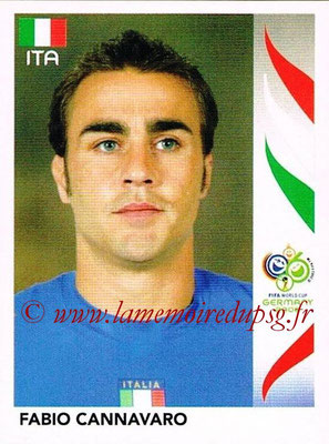 2006 - Panini FIFA World Cup Germany Stickers - N° 324 - Fabio CANNAVARO (Italie)
