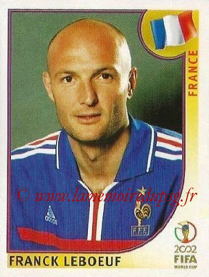 2002 - Panini FIFA World Cup Stickers - N° 030 - Franck LEBOEUF (France)