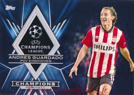 2015-16 - Topps UEFA Champions League Showcase Soccer - N° CP-AG - Andrés GUARDADO (PSV Eindhoven) (Champions Pedigree)