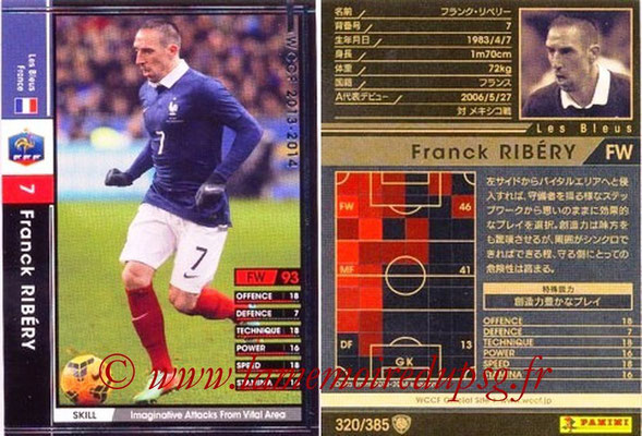 2013-14 - WCCF - N° 320 - Franck RIBERY (France)