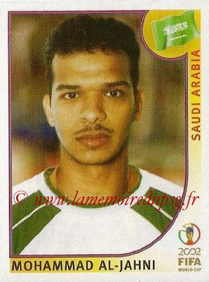 2002 - Panini FIFA World Cup Stickers - N° 338 - Mohammad AL-JAHNI (Arabie Saoudite)