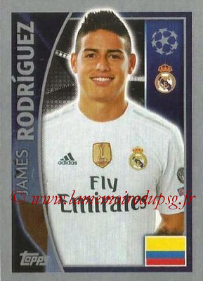 2015-16 - Topps UEFA Champions League Stickers - N° 041 - James RODRIGUEZ (Real Madrid CF)