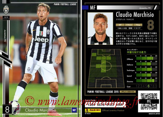 Panini Football League 2015 - PFL11 - N° 009 - Claudio MARCHISIO (Juventus FC)