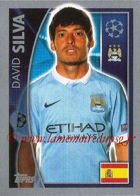 2015-16 - Topps UEFA Champions League Stickers - N° 255 - David SILVA (Manchester City FC)