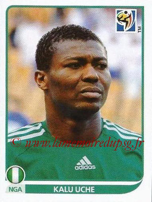 2010 - Panini FIFA World Cup South Africa Stickers - N° 137 - Kalu UCHE (Nigeria)